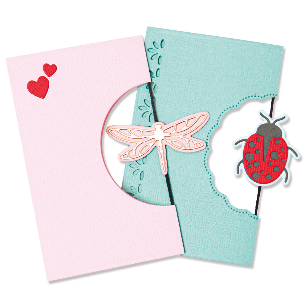 Sizzix Thinlits Die by Lisa Jones Summer Spinner Card (16pcs) (665886) (DISCONTINUED) Sizzix Thinlits Die by Lisa Jones Summer Spinner Card (16pcs) (665886) (DISCONTINUED)