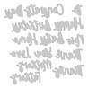 Sizzix Thinlits Die by Lisa Jones Variety Sentiments (14pcs) (666131) (DISCONTINUED) Sizzix Thinlits Die by Lisa Jones Variety Sentiments (14pcs) (666131) (DISCONTINUED)