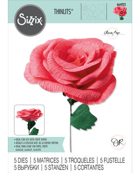 Sizzix Thinlits Die by Olivia Rose Classic Rose (5pcs) (664923) (DISCONTINUED) Sizzix Thinlits Die by Olivia Rose Classic Rose (5pcs) (664923) (DISCONTINUED)