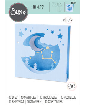 Sizzix Thinlits Die by Olivia Rose Celestial Box Card (10pcs) (665476) (DISCONTINUED) Sizzix Thinlits Die by Olivia Rose Celestial Box Card (10pcs) (665476) (DISCONTINUED)