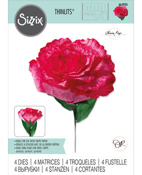 Sizzix Thinlits Die by Olivia Rose Carnation (4pcs) (664924) (DISCONTINUED) Sizzix Thinlits Die by Olivia Rose Carnation (4pcs) (664924) (DISCONTINUED)