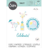 Sizzix Thinlits Die by Olivia Rose Bottles & Glasses (12pcs) (665816) (DISCONTINUED) Sizzix Thinlits Die by Olivia Rose Bottles & Glasses (12pcs) (665816) (DISCONTINUED)