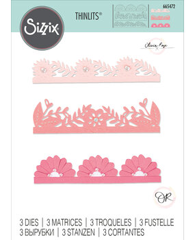 Sizzix Thinlits Die by Olivia Rose Bold Floral Edges (3pcs) (665472) (DISCONTINUED) Sizzix Thinlits Die by Olivia Rose Bold Floral Edges (3pcs) (665472) (DISCONTINUED)