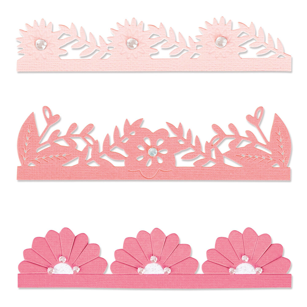 Sizzix Thinlits Die by Olivia Rose Bold Floral Edges (3pcs) (665472) (DISCONTINUED) Sizzix Thinlits Die by Olivia Rose Bold Floral Edges (3pcs) (665472) (DISCONTINUED)