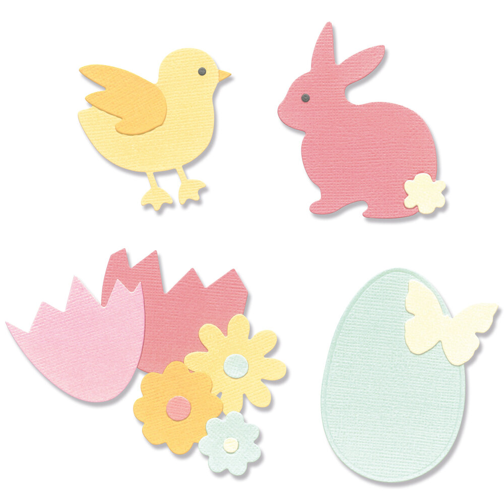 Sizzix Thinlits Die by Olivia Rose Basic Easter Shapes (11pcs) (666108) (DISCONTINUED) Sizzix Thinlits Die by Olivia Rose Basic Easter Shapes (11pcs) (666108) (DISCONTINUED)