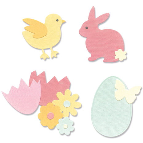 Sizzix Thinlits Die by Olivia Rose Basic Easter Shapes (11pcs) (666108) (DISCONTINUED) Sizzix Thinlits Die by Olivia Rose Basic Easter Shapes (11pcs) (666108) (DISCONTINUED)