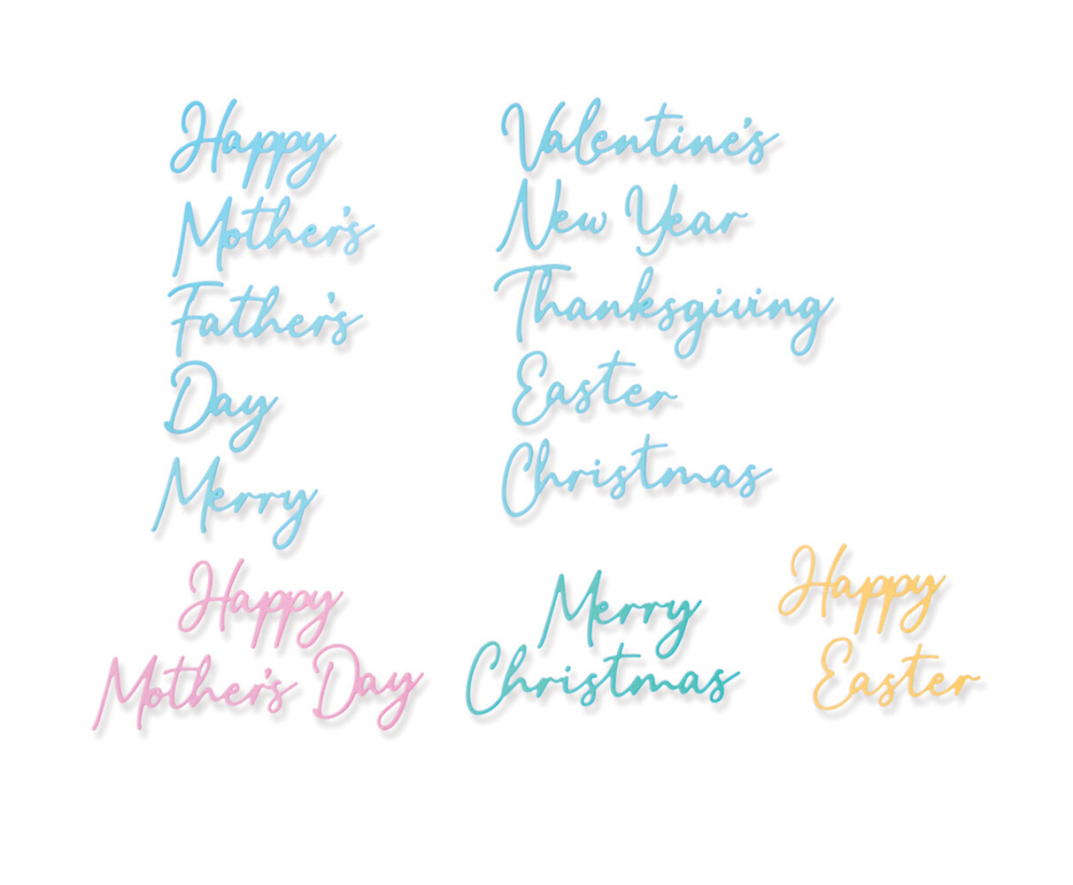 Sizzix Thinlits Die by Olivia Rose All Occasions (10pcs) (665815) (DISCONTINUED) Sizzix Thinlits Die by Olivia Rose All Occasions (10pcs) (665815) (DISCONTINUED)