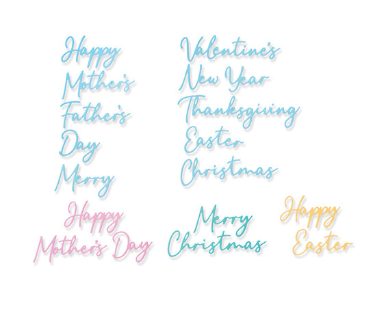 Sizzix Thinlits Die by Olivia Rose All Occasions (10pcs) (665815) (DISCONTINUED) Sizzix Thinlits Die by Olivia Rose All Occasions (10pcs) (665815) (DISCONTINUED)