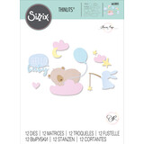 Sizzix Thinlits Die by Olivia Rose Hello Baby (12pcs) (665805) (DISCONTINUED) Sizzix Thinlits Die by Olivia Rose Hello Baby (12pcs) (665805) (DISCONTINUED)