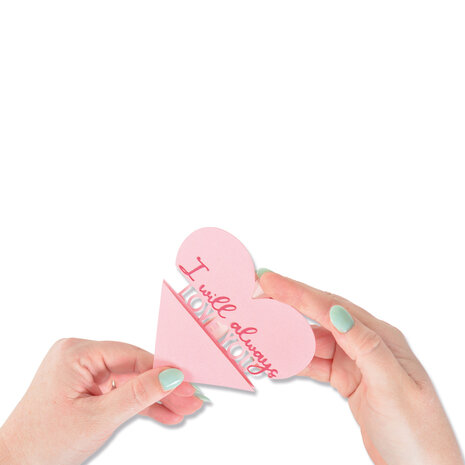 Sizzix Thinlits Die by Olivia Rose Heart Slider Card (10pcs) (666019) (DISCONTINUED)