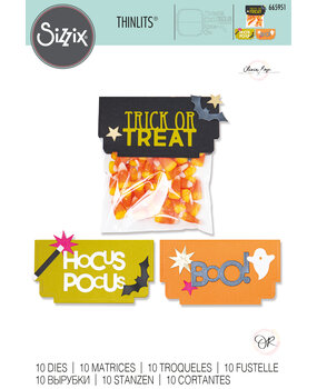Sizzix Thinlits Die by Olivia Rose Halloween Toppers (10pcs) (665951) (DISCONTINUED) Sizzix Thinlits Die by Olivia Rose Halloween Toppers (10pcs) (665951) (DISCONTINUED)