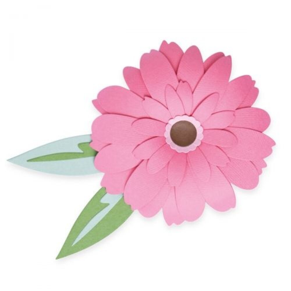 Sizzix Thinlits Die by Olivia Rose Gerbera Flower (8pcs) (665334) (DISCONTINUED)