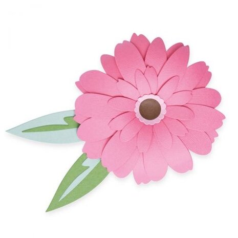 Sizzix Thinlits Die by Olivia Rose Gerbera Flower (8pcs) (665334) (DISCONTINUED)