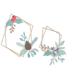 Sizzix Thinlits Die by Olivia Rose Geometric Winter Frame (18pcs) (664583) (DISCONTINUED) Sizzix Thinlits Die by Olivia Rose Geometric Winter Frame (18pcs) (664583) (DISCONTINUED)