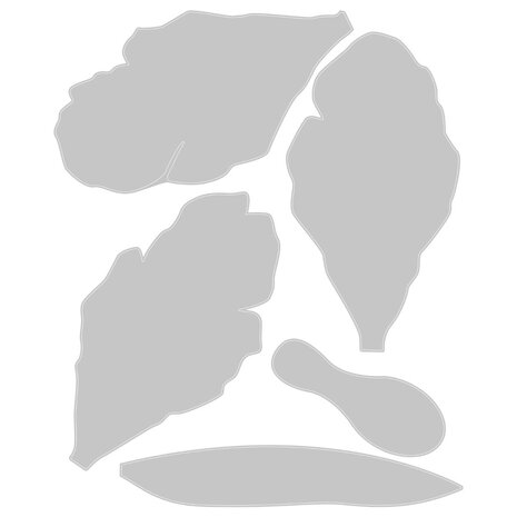 Sizzix Thinlits Die by Olivia Rose Fringed Tulip (5pcs) (664922) (DISCONTINUED)