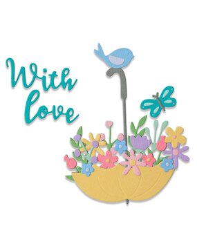 Sizzix Thinlits Die by Olivia Rose Flowers in Umbrella (11pcs) (665180) (DISCONTINUED) Sizzix Thinlits Die by Olivia Rose Flowers in Umbrella (11pcs) (665180) (DISCONTINUED)