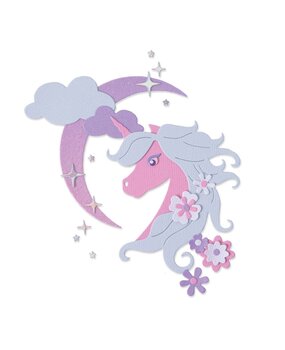 Sizzix Thinlits Die by Olivia Rose Midnight Unicorn (8pcs) (665315) (DISCONTINUED) Sizzix Thinlits Die by Olivia Rose Midnight Unicorn (8pcs) (665315) (DISCONTINUED)