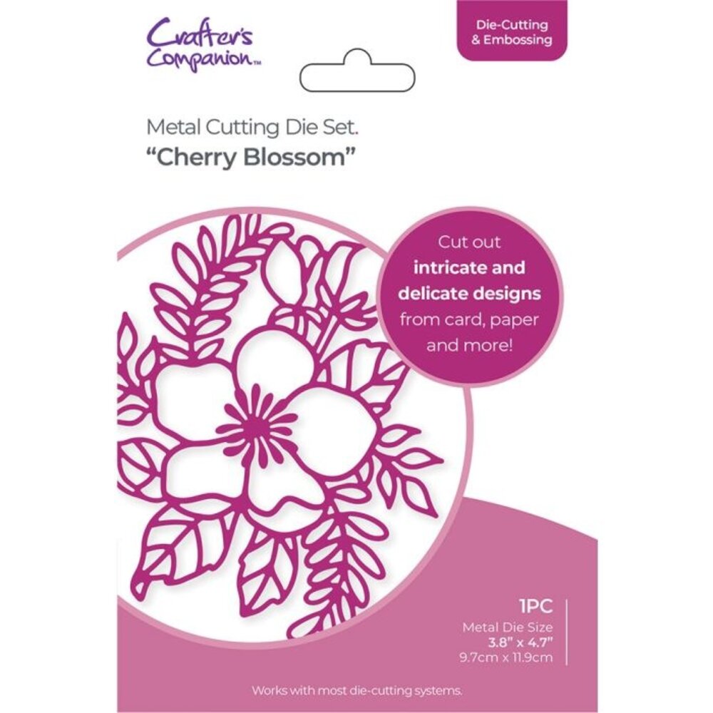 Gemini Large Scale Outline Floral Cherry Blossom Elements Dies (GEM-MD-ELE-CBLO) (DISCONTINUED)