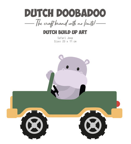 Dutch Doobadoo Dutch Card Art Build Up A5 Safari Jeep (470.784.235) (OUTLET) Dutch Doobadoo Dutch Card Art Build Up A5 Safari Jeep (470.784.235) (OUTLET)