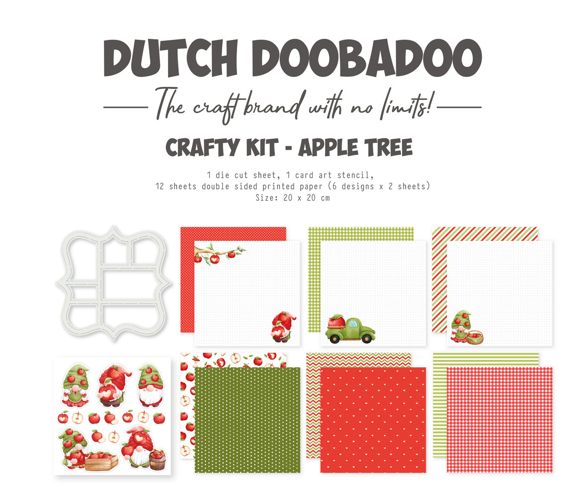 Dutch Doobadoo Crafty Kit Apple Tree (473.005.045) (OUTLET) Dutch Doobadoo Crafty Kit Apple Tree (473.005.045) (OUTLET)