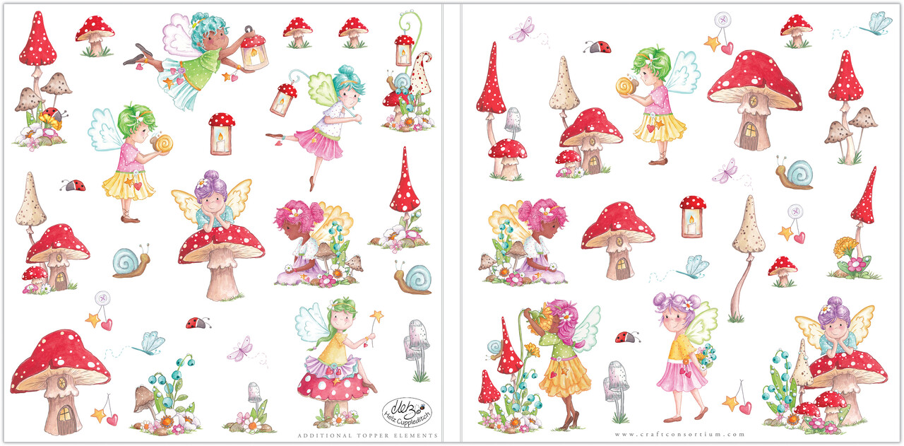 Craft Consortium Fairy Wishes 12x12 Inch Paper Pad (CCPPAD042) (DISCONTINUED) Craft Consortium Fairy Wishes 12x12 Inch Paper Pad (CCPPAD042) (DISCONTINUED)