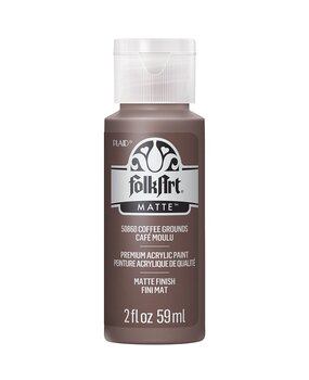 Folkart Acrylic Matte Coffee Grounds 2 fl oz (50860)