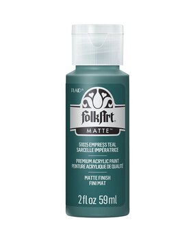 Folkart Acrylic Matte Empress Teal 2 fl oz (51025) (DISCONTINUED)