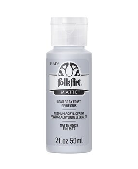 Folkart Acrylic Matte Gray Frost 2 fl oz (50861) (DISCONTINUED)