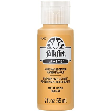 Folkart Acrylic Matte Mango Mambo 2 fl oz (51005) (DISCONTINUED) Folkart Acrylic Matte Mango Mambo 2 fl oz (51005) (DISCONTINUED)