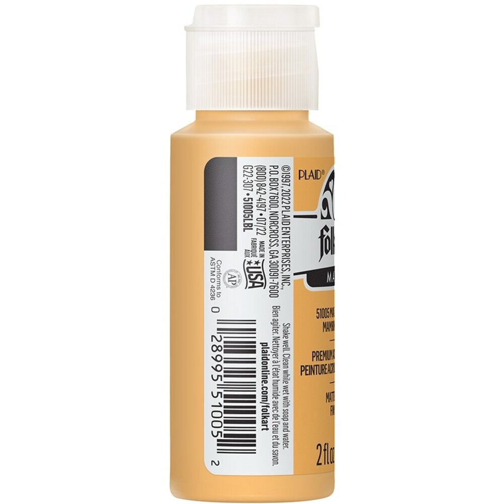 Folkart Acrylic Matte Mango Mambo 2 fl oz (51005) (DISCONTINUED) Folkart Acrylic Matte Mango Mambo 2 fl oz (51005) (DISCONTINUED)
