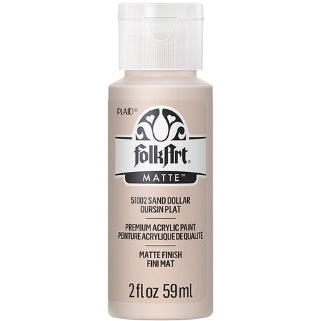 Folkart Acrylic Matte Sand Dollar 2 fl oz (51002) Folkart Acrylic Matte Sand Dollar 2 fl oz (51002)