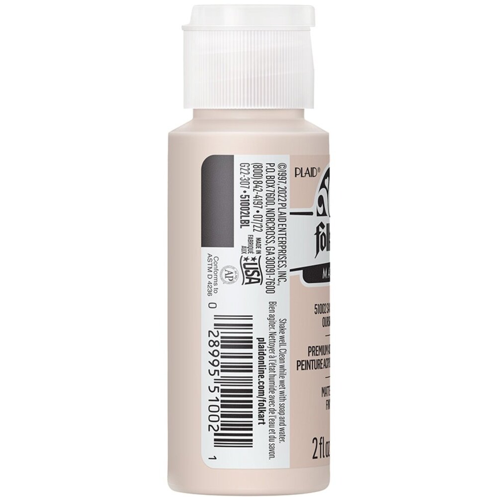 Folkart Acrylic Matte Sand Dollar 2 fl oz (51002) Folkart Acrylic Matte Sand Dollar 2 fl oz (51002)