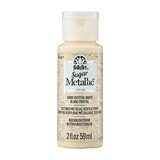 Folkart Sugar Metallics Crystal White 2 fl oz (50901) (DISCONTINUED)