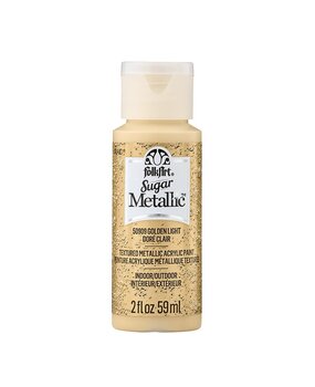 Folkart Sugar Metallics Golden Light 2 fl oz (50909) (DISCONTINUED)
