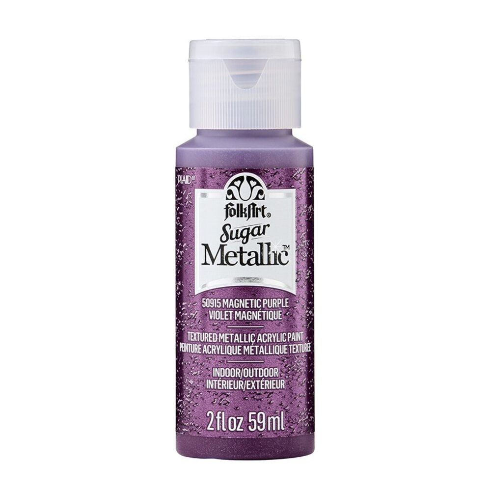 Folkart Sugar Metallics Magnetic Purple 2 fl oz (50915) (DISCONTINUED)