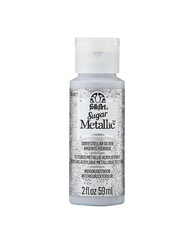 Folkart Sugar Metallics Stellar Silver 2 fl oz (50919) (DISCONTINUED)
