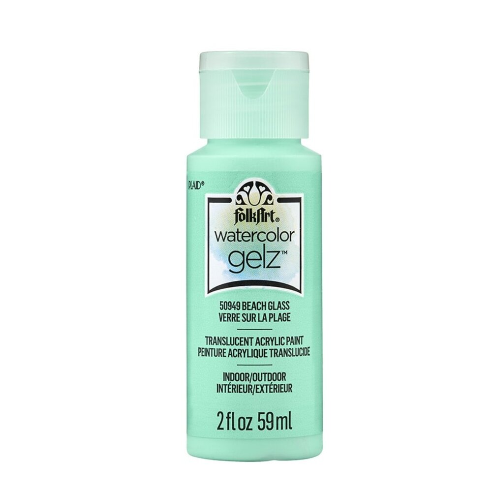 Folkart Watercolor Gelz Beach Glass 2 fl oz (50949) (DISCONTINUED)