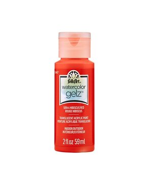 Folkart Watercolor Gelz Hibiscus Red 2 fl oz (50944) (DISCONTINUED)