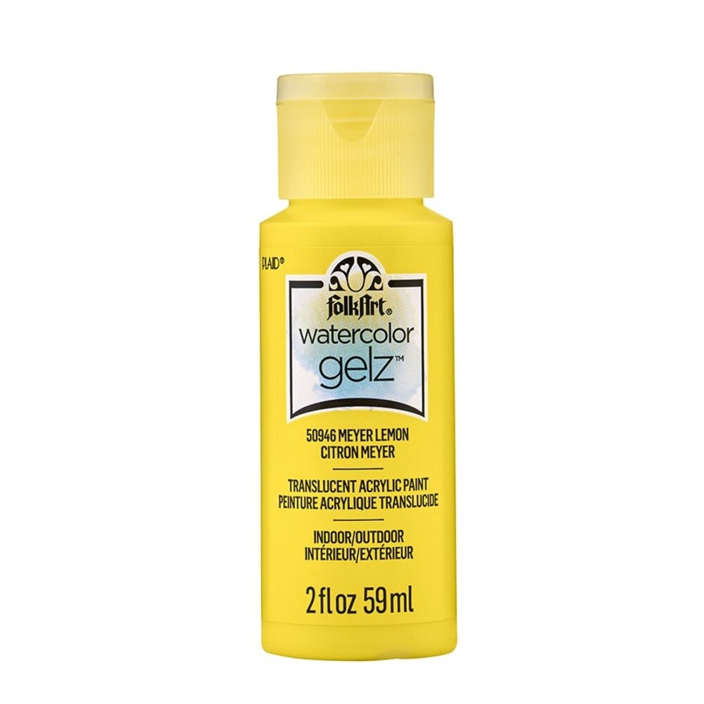 Folkart Watercolor Gelz Meyer Lemon 2 fl oz (50946) (DISCONTINUED) Folkart Watercolor Gelz Meyer Lemon 2 fl oz (50946) (DISCONTINUED)