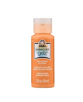Folkart Watercolor Gelz Peach Pop 2 fl oz (50943) (DISCONTINUED)