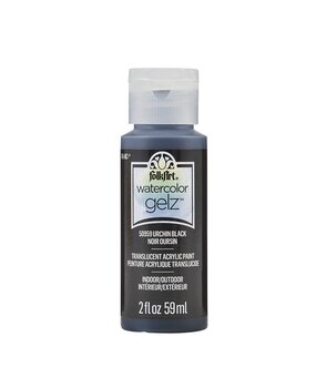 Folkart Watercolor Gelz Urchin Black 2 fl oz (50959) (DISCONTINUED)