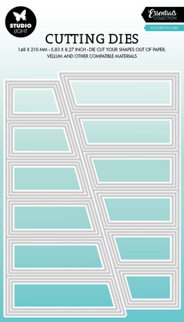 Studio Light Accordion Card Essentials Cutting Dies (SL-ES-CD537) (OUTLET)