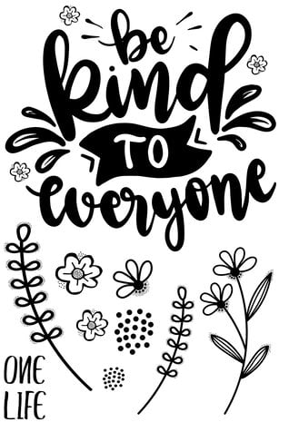 Creative Expressions Designer Boutique Clear Stamp A6 Be Kind (UMSDB160) (OUTLET) Creative Expressions Designer Boutique Clear Stamp A6 Be Kind (UMSDB160) (OUTLET)
