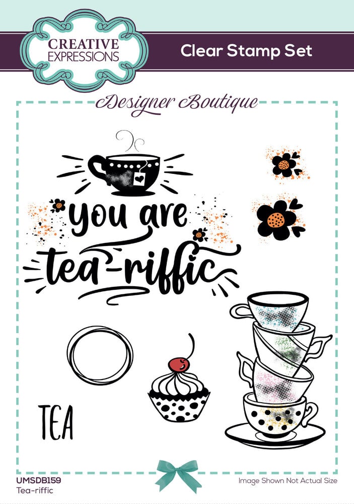 Creative Expressions Designer Boutique Clear Stamp A6 Tea-riffic (UMSDB159) (OUTLET) Creative Expressions Designer Boutique Clear Stamp A6 Tea-riffic (UMSDB159) (OUTLET)