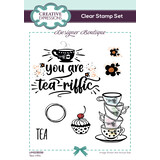 Creative Expressions Designer Boutique Clear Stamp A6 Tea-riffic (UMSDB159) (OUTLET)