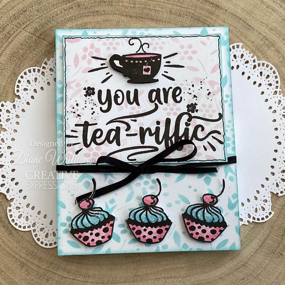 Creative Expressions Designer Boutique Clear Stamp A6 Tea-riffic (UMSDB159) (OUTLET) Creative Expressions Designer Boutique Clear Stamp A6 Tea-riffic (UMSDB159) (OUTLET)