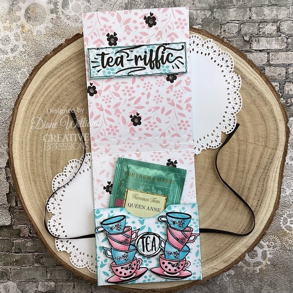 Creative Expressions Designer Boutique Clear Stamp A6 Tea-riffic (UMSDB159) (OUTLET) Creative Expressions Designer Boutique Clear Stamp A6 Tea-riffic (UMSDB159) (OUTLET)