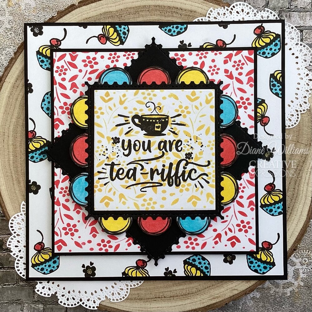 Creative Expressions Designer Boutique Clear Stamp A6 Tea-riffic (UMSDB159) (OUTLET) Creative Expressions Designer Boutique Clear Stamp A6 Tea-riffic (UMSDB159) (OUTLET)