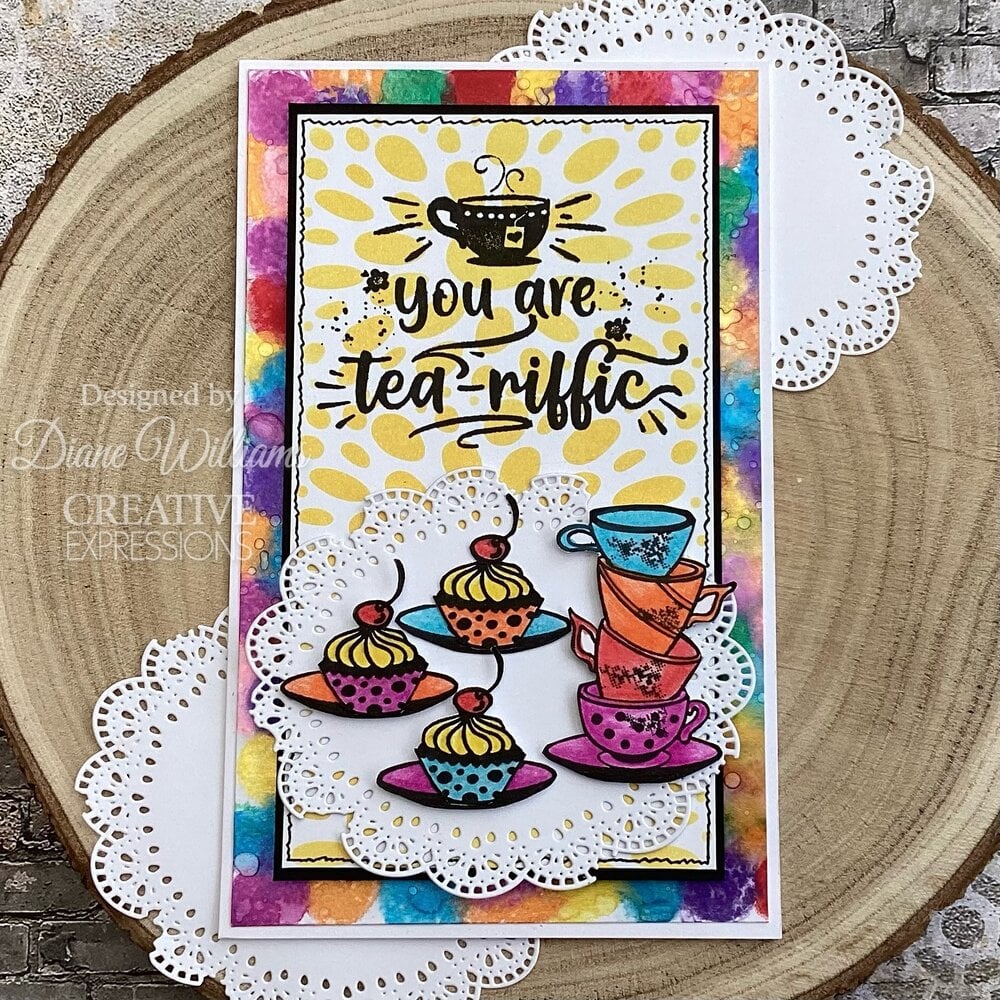 Creative Expressions Designer Boutique Clear Stamp A6 Tea-riffic (UMSDB159) (OUTLET) Creative Expressions Designer Boutique Clear Stamp A6 Tea-riffic (UMSDB159) (OUTLET)