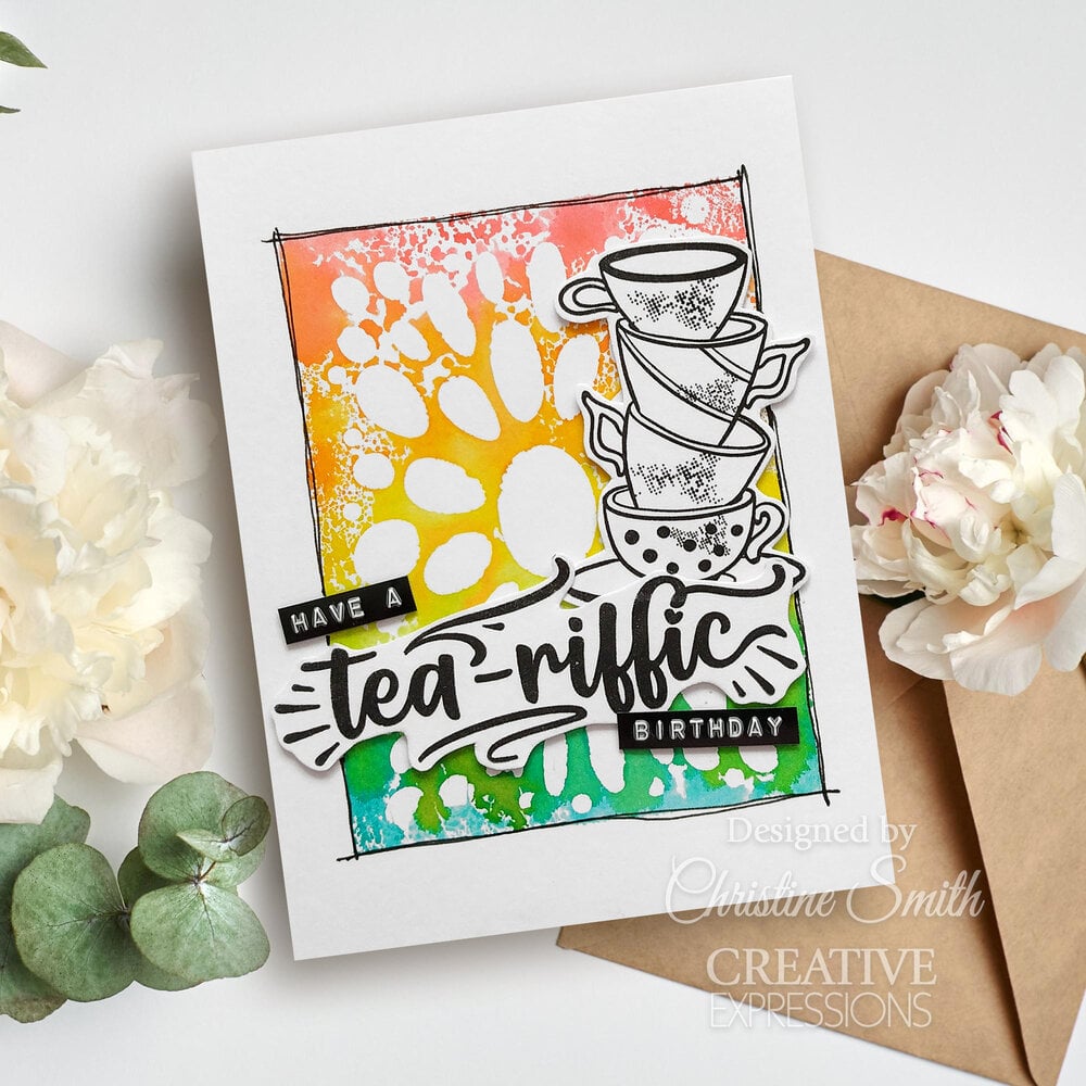 Creative Expressions Designer Boutique Clear Stamp A6 Tea-riffic (UMSDB159) (OUTLET) Creative Expressions Designer Boutique Clear Stamp A6 Tea-riffic (UMSDB159) (OUTLET)